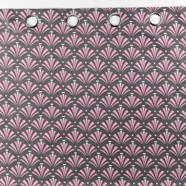 Draperie roz/gri blackout din microfibră 135x260 cm Surya – douceur d'intérieur