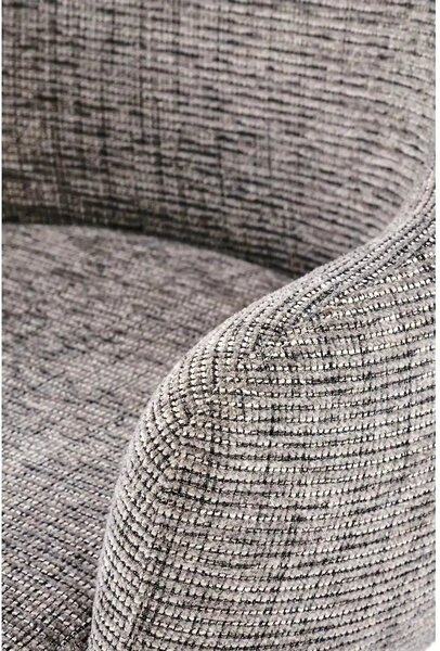 Scaun K564, gri/negru, stofa clasica/metal, 60x63x87 cm