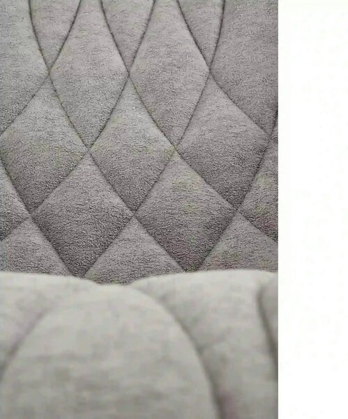 Scaun K567, gri - Havana 15, stofa catifelata/otel, 47x63x85 cm