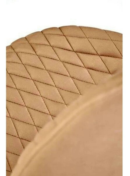 Scaun K569, bej - HLR 11, stofa catifelata/otel, 47x54x84 cm