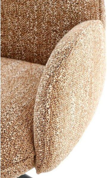 Scaun K571, scortisoara/negru, stofa clasica/otel, 63x64x93 cm