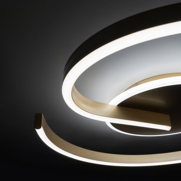 Brilagi - Plafonieră LED dimabilă SPIRAL LED/56W/230V 3000/4000/6000K + telecomandă