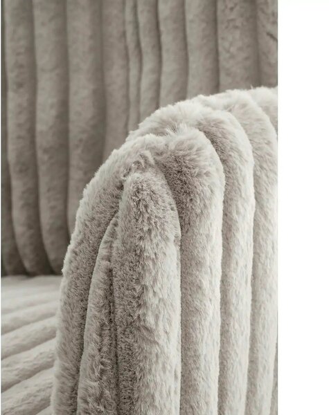 Scaun K572, gri - Vito 07, blana articiala/otel, 62x68x93 cm