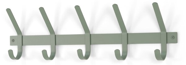 Cuier de perete verde prăfuit din metal 70 cm Dexter – Spinder Design