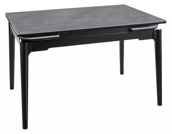 Masa extensibila SENTO, gri cu efect de marmura, ceramica/lemn, 120/18