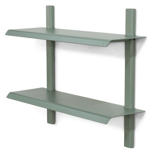 Raft verde prăfuit etajat din metal 60 cm Hola – Spinder Design