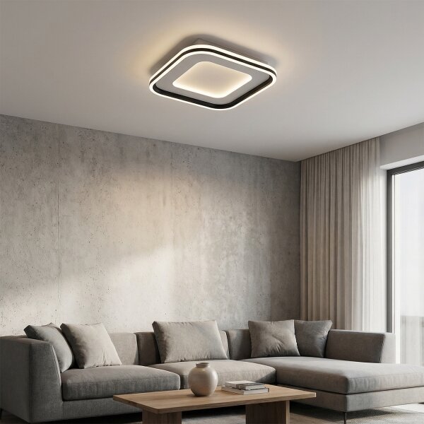 Brilagi - Corp de iluminat LED reglabil în intensitate TRIVARO LED/65W/230V 3000-6000K 30x30 cm + telecomandă