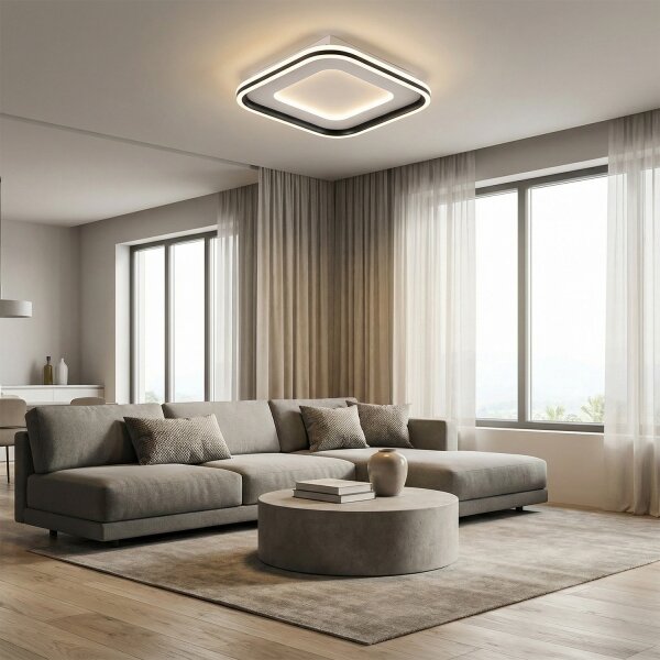 Brilagi - Plafonieră LED dimabilă TRIVARO LED/88W/230V 3000-6000K 40x40 cm + telecomandă