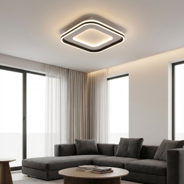 Brilagi - Plafonieră LED dimabilă TRIVARO LED/88W/230V 3000-6000K 40x40 cm + telecomandă