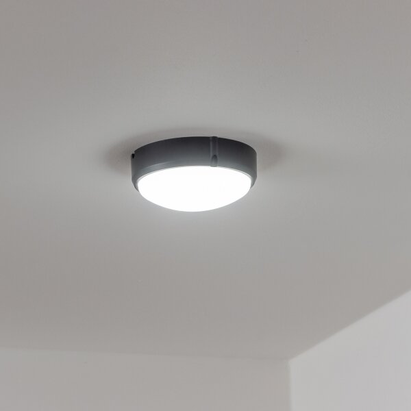 Brilagi - Plafonieră industrială LED SIMA LED/12W/230V IP65 negru