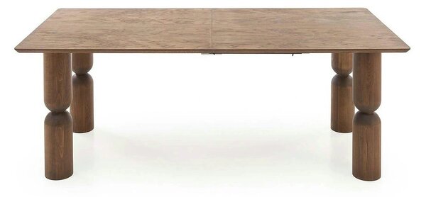 Masa extensibila MELTON, nuc, 200/300x101x76 cm