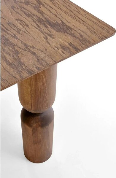 Masa extensibila MELTON, nuc, 200/300x101x76 cm