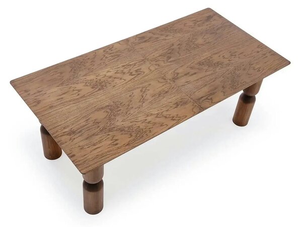Masa extensibila MELTON, nuc, 200/300x101x76 cm