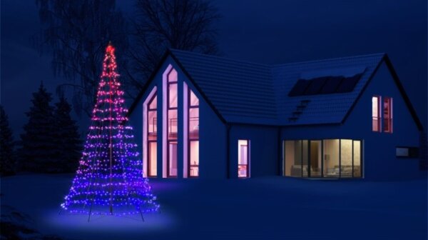 Twinkly TWP750SPP-BEU - Brad de Crăciun LED RGB pentru exterior, 750 LED-uri, 4 m, IP44, Wi-Fi