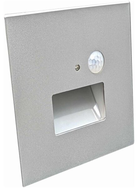 Aplica LED pentru scări cu senzor de mișcare LED/1,5W/230V 3000/4000/6000K gri
