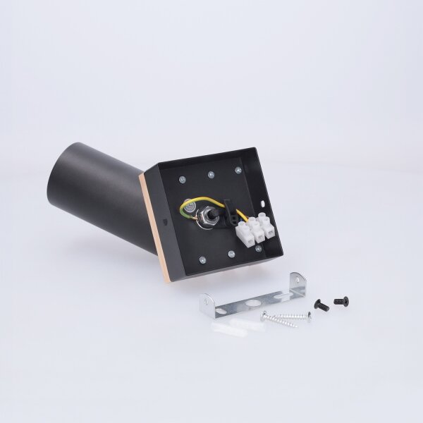 Spot SELE WOOD ACOUSTIC 1xGU10/30W/230V negru/lemn - Brilagi