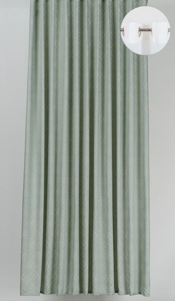 Draperie verde-mentă 135x260 cm Sesimbra – Mendola Fabrics