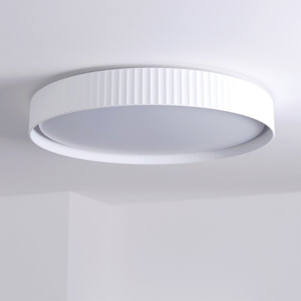 Brilagi - Plafonieră LED dimabilă LUCIA LED/60W/230V, diametru 59 cm, albă + telecomandă