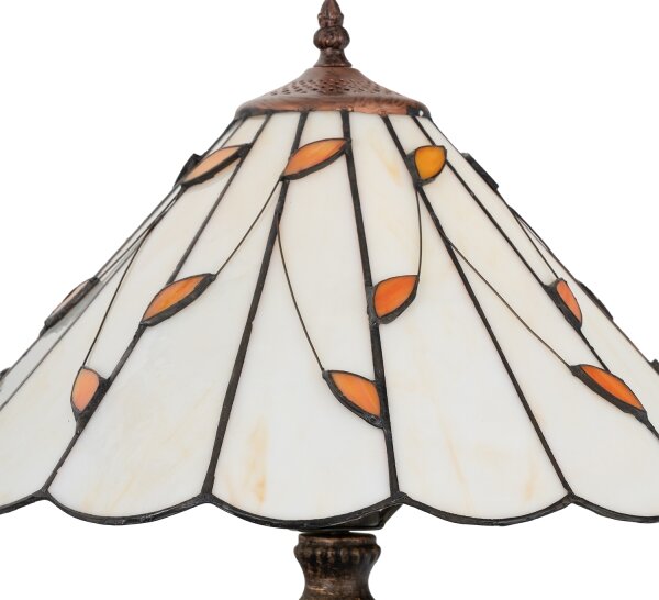 Brilagi - Lampă de masă Tiffany FOLIA 2xE27/60W/230V