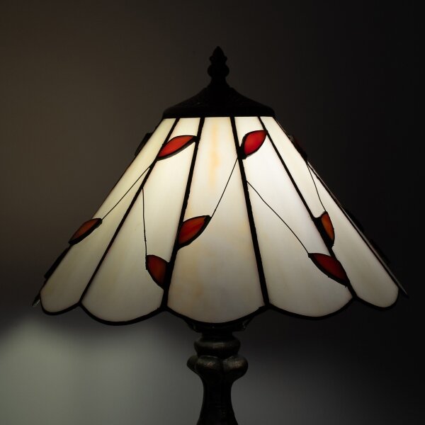 Brilagi - Lampă de masă Tiffany FOLIA din vitralii 1xE27/60W/230V