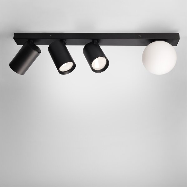 Brilagi - Spot SELE BALL, 3x GU10/30W/230V + 1x G9/10W, negru