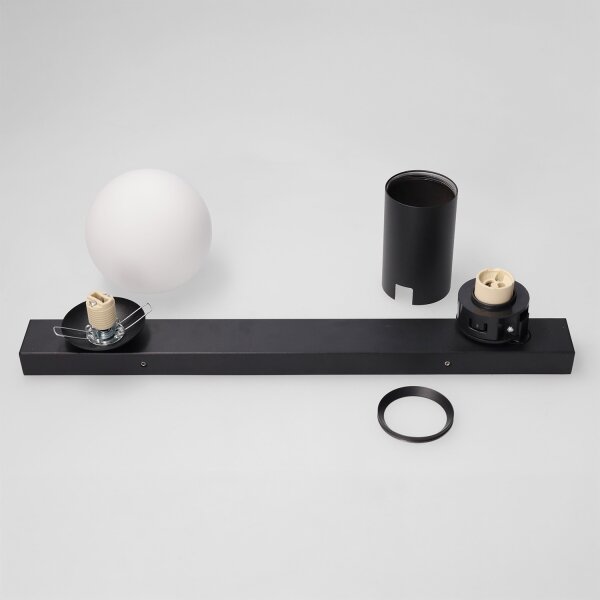 Brilagi - Spot SELE BALL 1xGU10/30W/230V + 1xG9/10W, negru