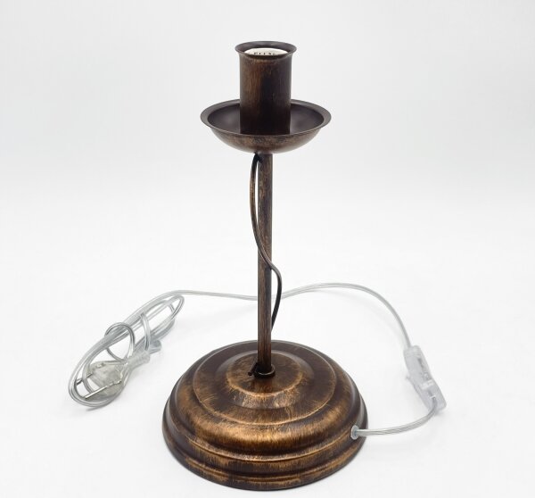 Lampă de masă ANTON 1xE14/60W/230V bronz