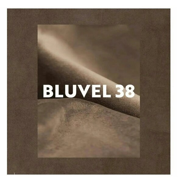 Scaun MIKE, cappuccino - Bluvel 38/negru, stofa catifelata/metal, 48x5