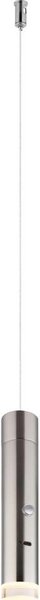 Globo 16060N - Lampă LED reîncărcabilă 2în1 PELO, LED/2W/230/5V, crom mat, control tactil (dimmer)
