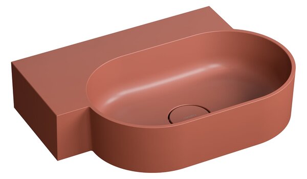 Omnires Ovo M+ lavoar 55x38 cm ovale de blat mat OVO555UWLTE