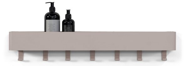 Raft pentru baie taupe de montat pe perete din oțel Multi – Spinder Design