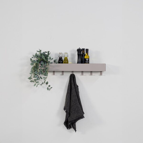 Raft pentru baie taupe de montat pe perete din oțel Multi – Spinder Design