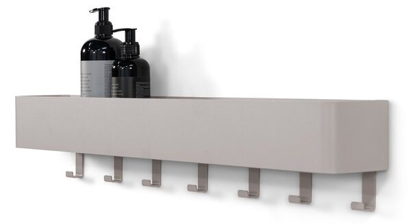 Raft pentru baie taupe de montat pe perete din oțel Multi – Spinder Design