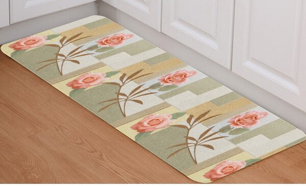 Covor tip traversă lavabil 58x140 cm Blooming Garden – Oyo Concept