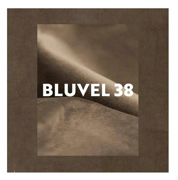 Scaun CHIC, cappuccino - Bluvel 38, stofa catifelata/metal, 50x58x88 c