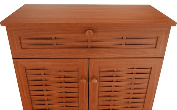 KONDELA Pantofar, MDF laminat, cireş american, FP 03