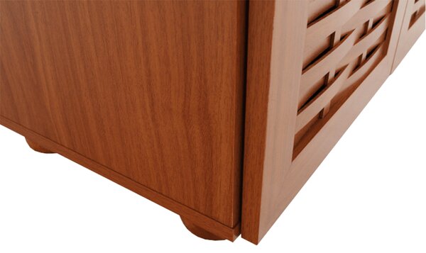 KONDELA Pantofar, MDF laminat, cireş american, FP 03