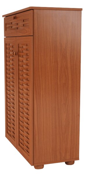 KONDELA Pantofar, MDF laminat, cireş american, FP 03