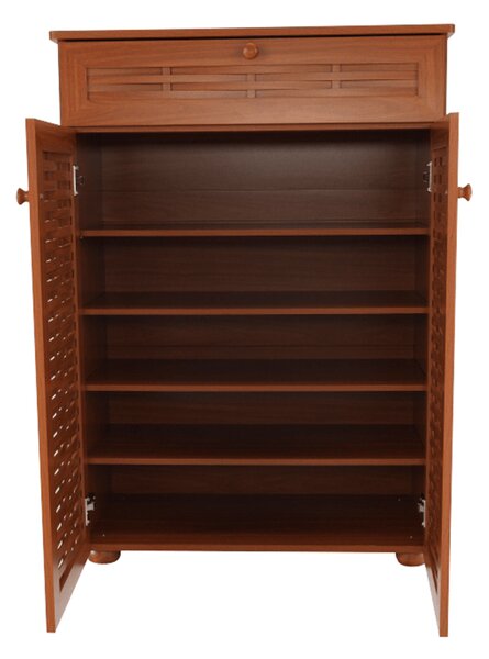 KONDELA Pantofar, MDF laminat, cireş american, FP 03