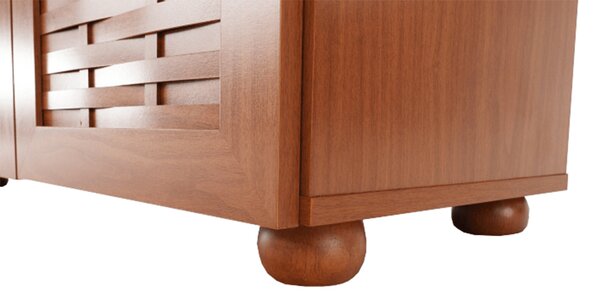 KONDELA Pantofar, MDF laminat, cireş american, FP 03