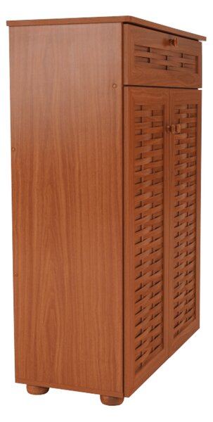 KONDELA Pantofar, MDF laminat, cireş american, FP 03
