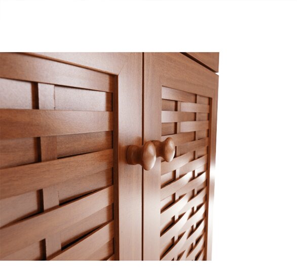 KONDELA Pantofar, MDF laminat, cireş american, FP 03