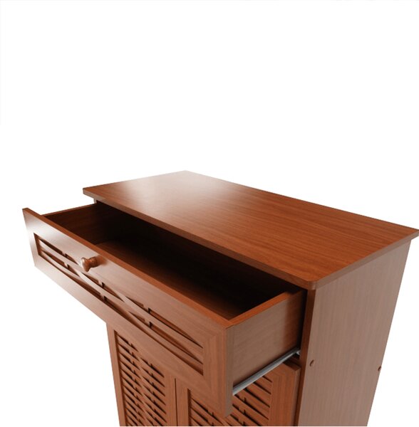 KONDELA Pantofar, MDF laminat, cireş american, FP 03