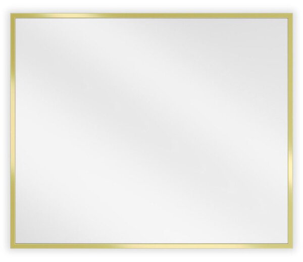 Mexen Loft, oglinda baie dreptunghiulara 60 x 50 cm, culoare rama auriu lucios, 9852-060-050-000-50