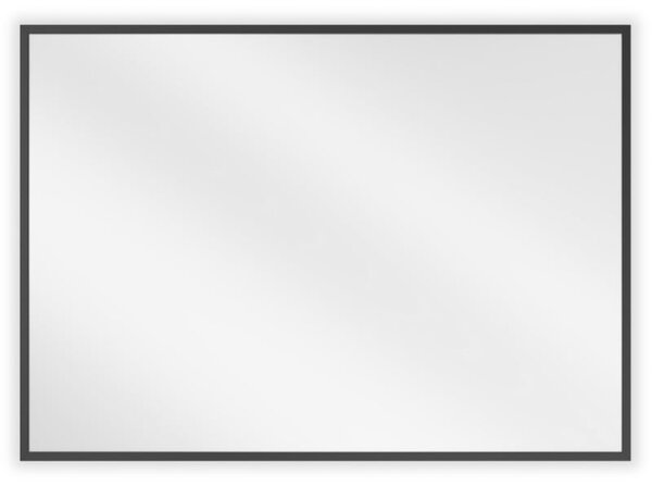 Mexen Loft, oglinda baie dreptunghiulara 70 x 50 cm, culoare rama negru mat, 9852-070-050-000-70
