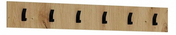 Cuier CLIF W-100, stejar artisan, PAL laminat, 100x15 cm