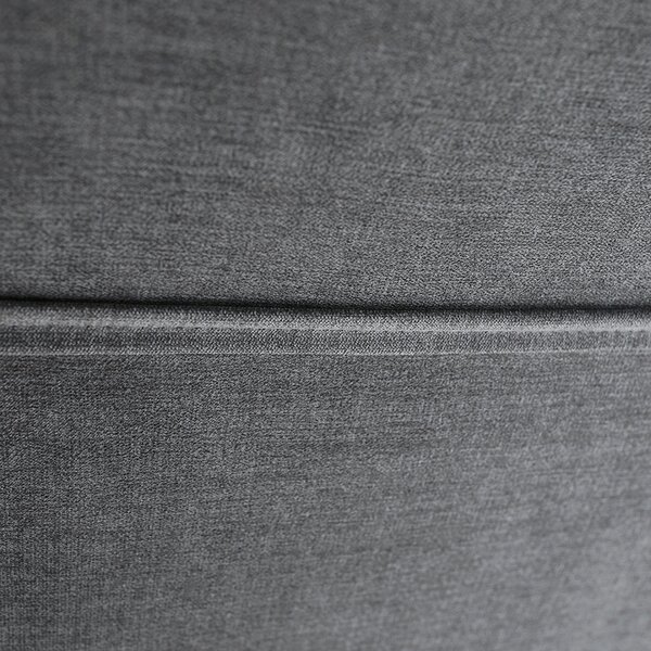 KONDELA Colţar extensibil, material textil gri, model dreapta, SANTIAGO