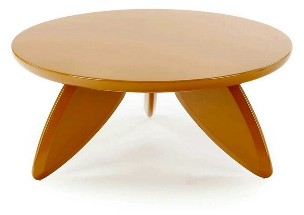 Masuta cafea SORAYA 2, galben mustar, 80x36 cm