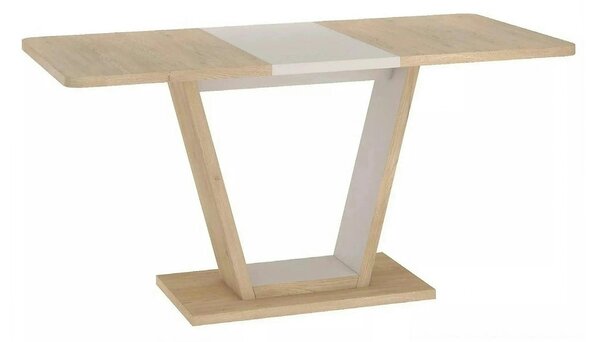 Masa extensibila NIGEL, stejar/casmir, PAL laminat, 120/160x80x76 cm