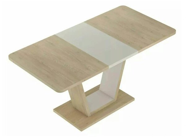 Masa extensibila NIGEL, stejar/casmir, PAL laminat, 120/160x80x76 cm